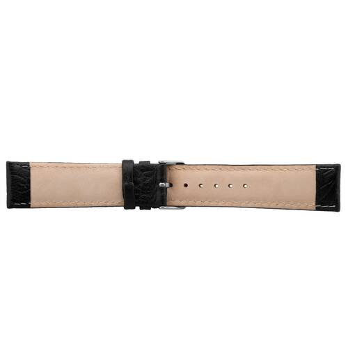 LEDERBAND 22mm Uhrarmband - feinnarbiges Glattleder - Uhr - Dornschliee