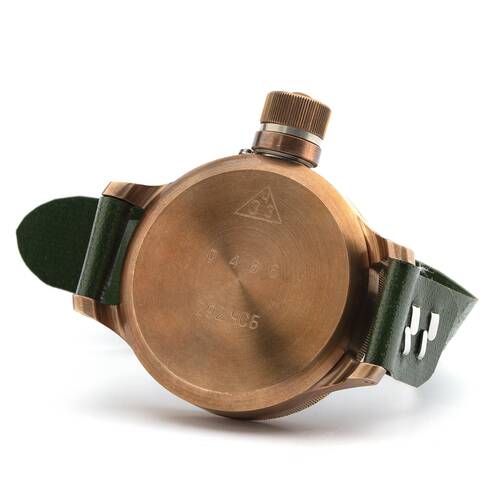 Agat 292 ChB Bronze Mokume Kampftaucheruhr russische mechanische Uhr Handaufzug