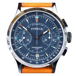 Chronograph Strela Poljot 3133 Mens Watch Space Watch...