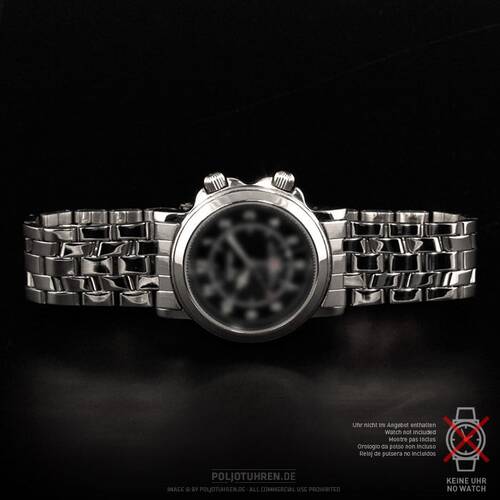 EDELSTAHLBAND POLJOT Uhrenband Edelstahl poliert 20mm 5 Knoten Ansto rund